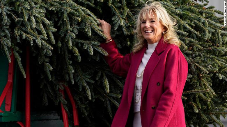 First lady Jill Biden to unveil the holiday theme and decor for the White House Monday