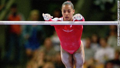 Tasha Schwikert competed at the US women&#39;s Olympic Gymnastics Trials in 2000. 