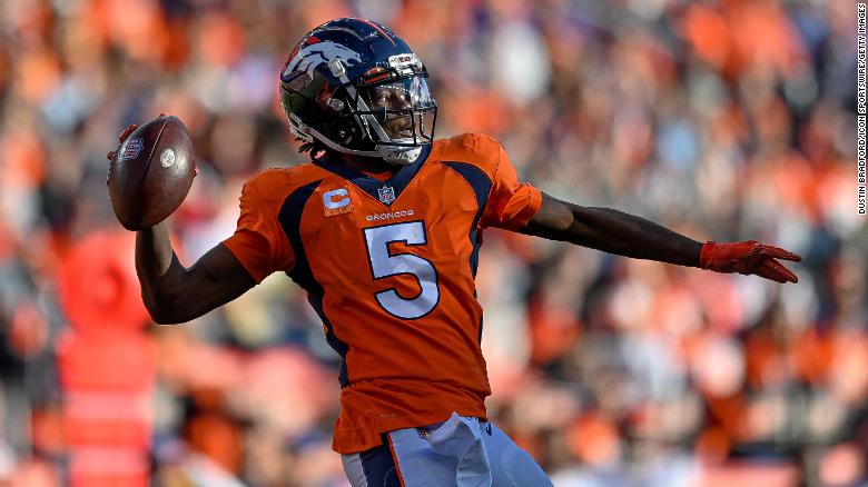 Denver Broncos QB Teddy Bridgewater will spend the night in a hospital after an in-game injury
