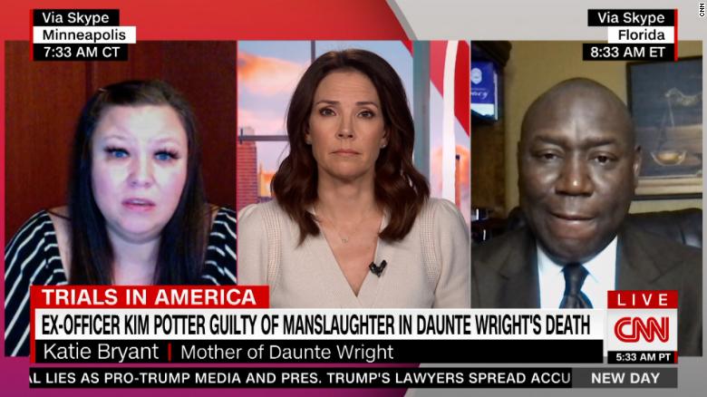 Daunte Wright's mother says she's thankful for the guilty verdicts against ex-officer Kim Potter