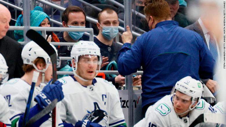 Vancouver Canucks equipment manager thanks fan who noticed his melanoma at game against Seattle Kraken. 'You changed my life'