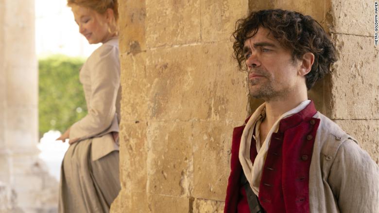 Haley Bennett and Peter Dinklage in 'Cyrano.'