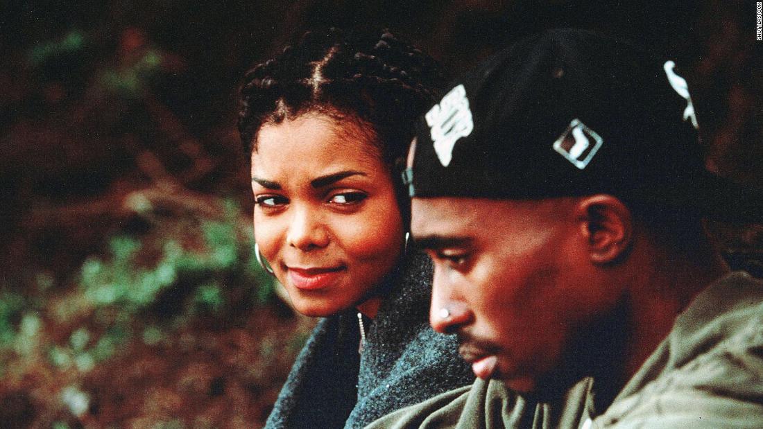 Rapper Tupac Shakur starred with Janet Jackson in the 1993 映画, &quot;勧善懲悪。&quot;