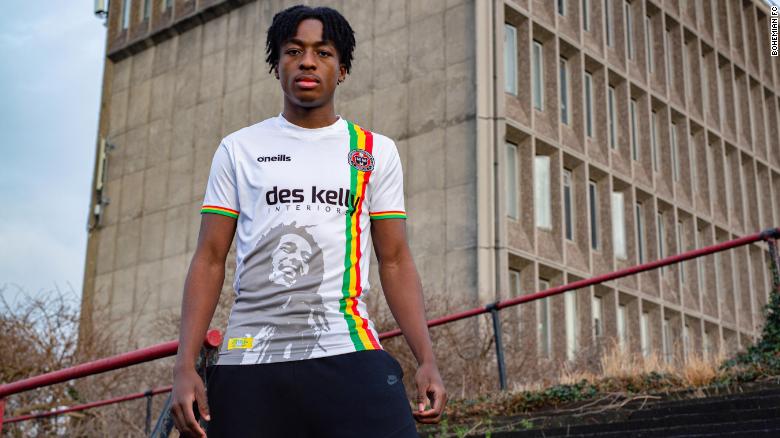 Bob Marley's last ever outdoor concert inspires new soccer shirt