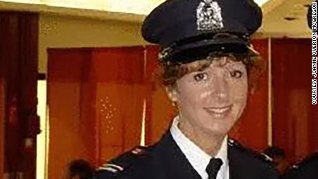 Joanne Overton McGregor in the 1990&#39;s during her career as a paramedic in Ottawa.