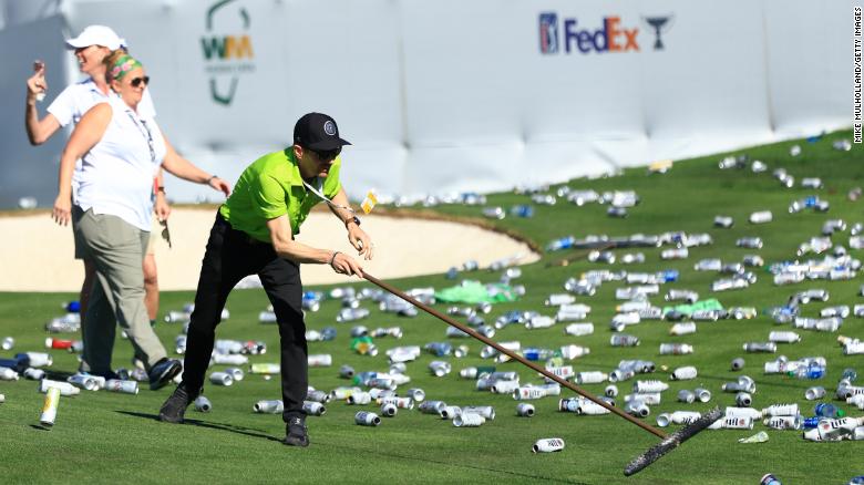 Carlos Ortiz soaks up unique 'vibe' of Phoenix Open even after being 'nailed pretty hard on the back with a beer can'