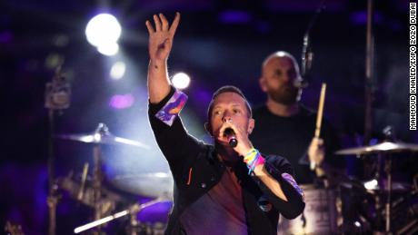 Coldplay performed at Expo 2020 in Dubai on Tuesday. Thousands of fans flocked to see the English band perform in the intimate setting, with the performance lit by the dome&#39;s lightshows. 