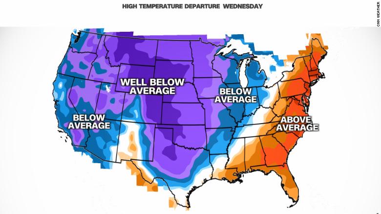 Millions of Americans will be forced into an involuntary polar plunge this week