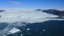 "Unprecedented" rates of melting have been observed at the bottom of the ice sheet.