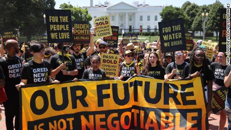 An &#39;excruciating year&#39;: Climate activists reset with Biden&#39;s agenda on life support  
