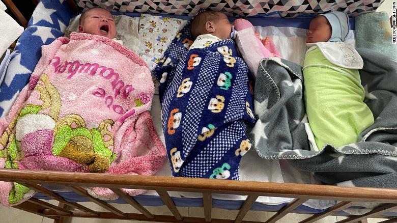 Underneath embattled Kyiv, babies born to foreign parents via surrogate shelter in a basement