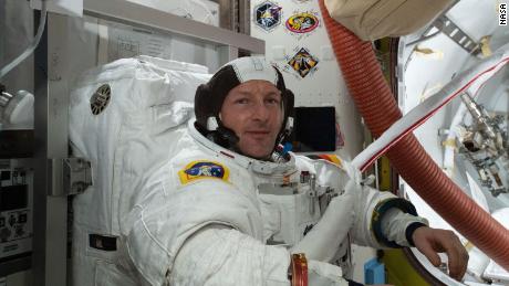Maurer will experience his first spacewalk on Wednesday.