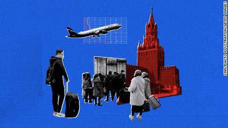 Mettere in&#39;s war has triggered an exodus out of Russia -- but the escape options are shrinking