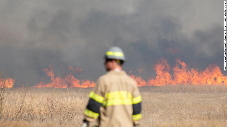 A significant wildfire outbreak is likely today across the southern Plains