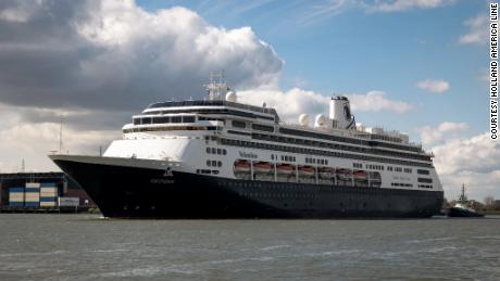 Ukrainian refugees housed on a cruise ship in Rotterdam