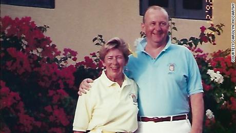 Carolyn McCarthy and her late husband Dennis in the early 1990s.