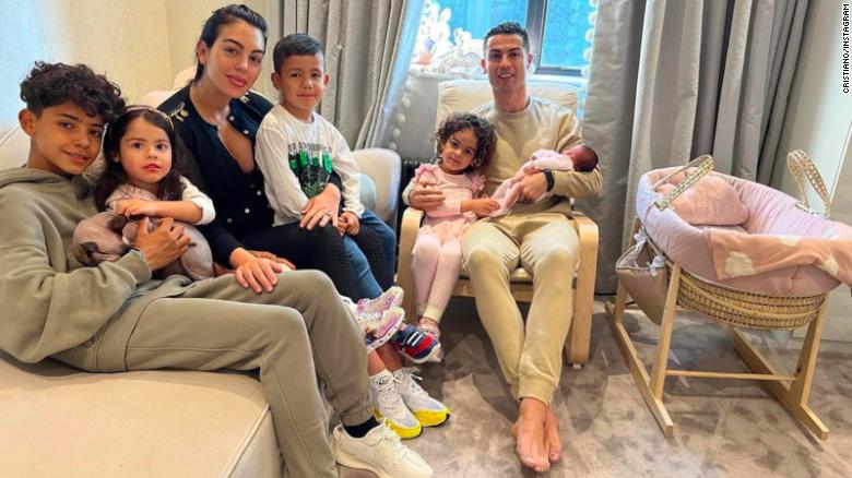Cristiano Ronaldo returns home with his newborn daughter after the death of her twin brother