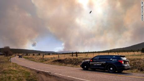 2 wildfires have combined in New Mexico as fires also rage in Arizona and Nebraska