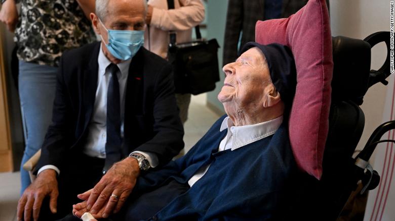 The world's oldest person is a French nun who enjoys chocolate and wine