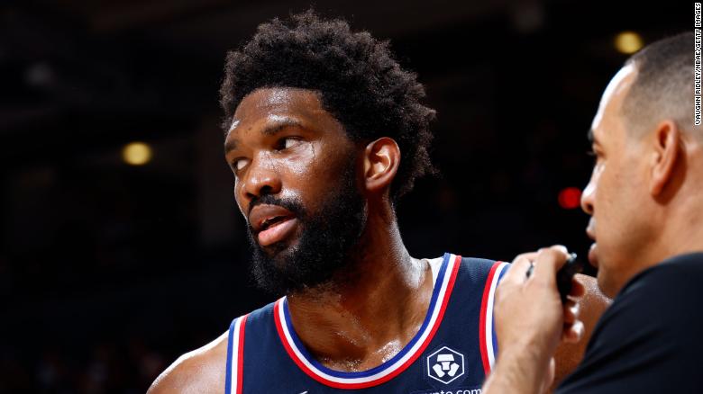 Philadelphia 76ers' Joel Embiid out indefinitely with orbital fracture and mild concussion