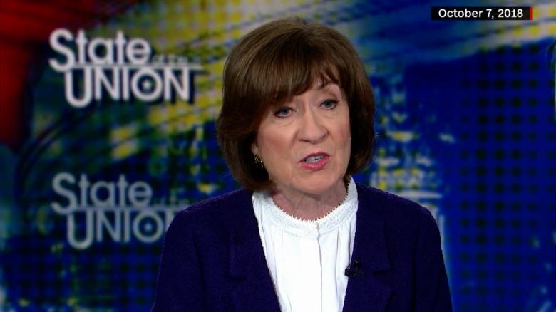 UN 2018 exchange between Susan Collins and Jake Tapper on Roe that you need to see