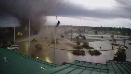 Watch: Tornado&#39;s extraordinary force caught on camera in Kansas