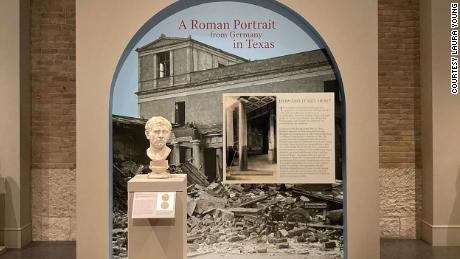 バスト, believed to be of Sextus Pompey, will be on display at the San Antonio Museum of Art until May 2023.