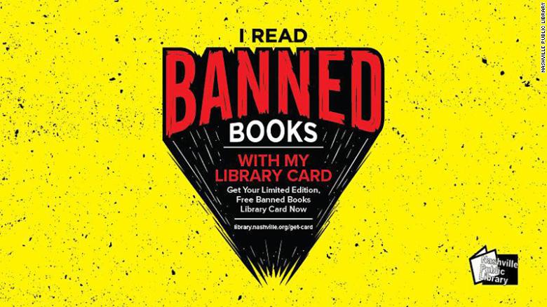 'I read banned books' library card campaign launches in Nashville