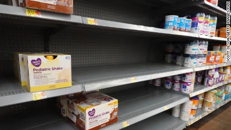 The baby formula supply problem is getting worse