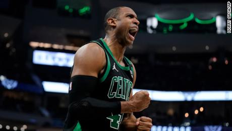 Al Horford led his side to a 116-108 victoria.