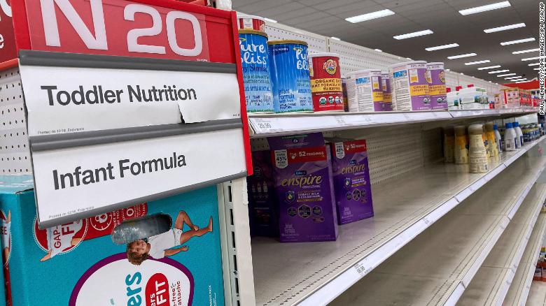 The national baby formula shortage is getting worse and parents are desperate for it to end