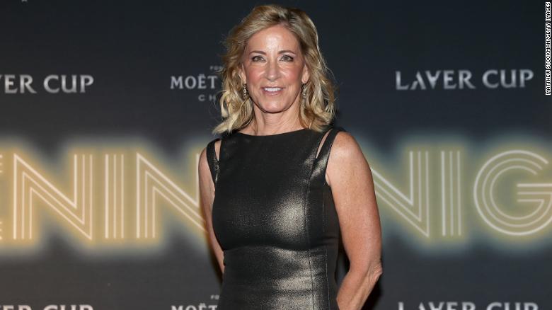 Tennis great Chris Evert completes chemotherapy treatment for ovarian cancer