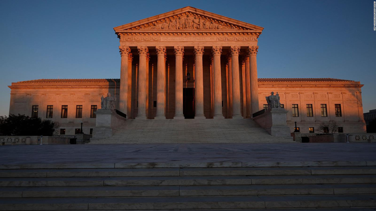 WASHINGTON, DC - JANUARY 26: The U.S. Supreme Court building on the day it was reported that Associate Justice Stephen Breyer would soon retire on January 26, 2022 in Washington, DC. Appointed by President Bill Clinton, Breyer has been on the court since 1994. His retirement creates an opportunity for President Joe Biden, who has promised to nominate a Black woman for his first pick to the highest court in the country.