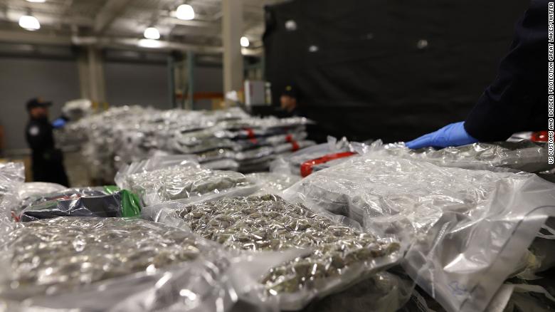 Customs officers in Detroit seize a ton of marijuana labeled as 'pool toys'