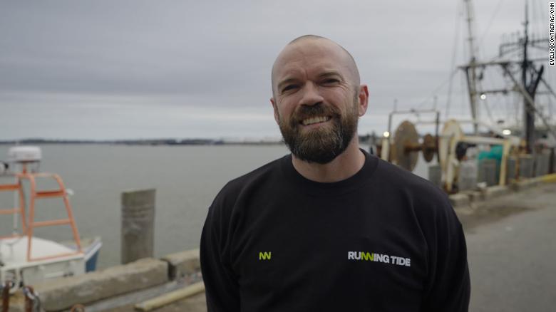 Meet the guy who wants to help save the planet with thousands of buoys, seaweed and giant antacids
