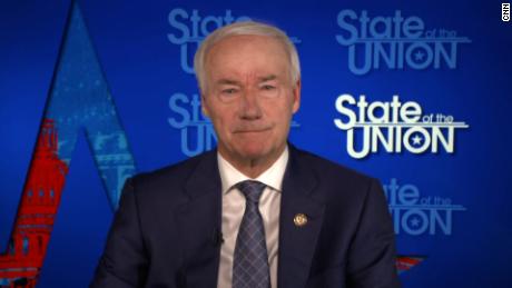 Arkansas&#39;s GOP governor says state&#39;s near-total abortion ban should be &#39;revisited&#39; if Roe is reversed