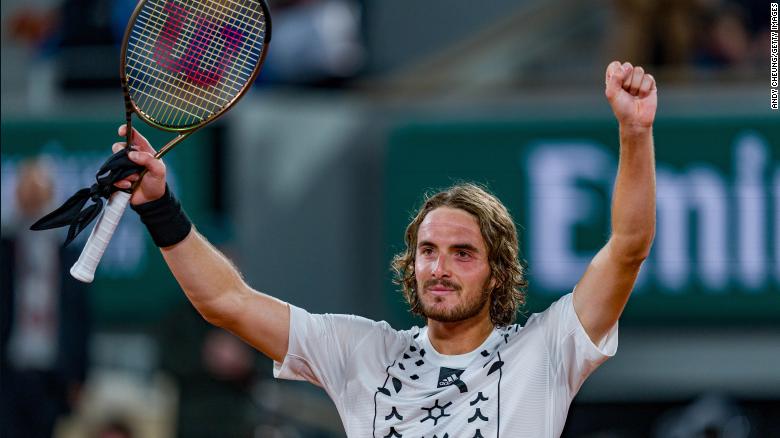 Stefanos Tsitsipas survives a five-set thriller to progress to second round of French Open