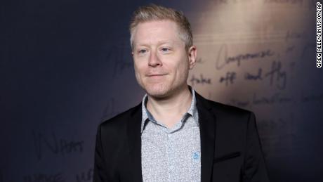 Anthony Rapp seen here at the premiere of &quot;진드기, tick...Boom!인용;quot; 월요일에, 11 월. 15, 2021, 뉴욕에서. 