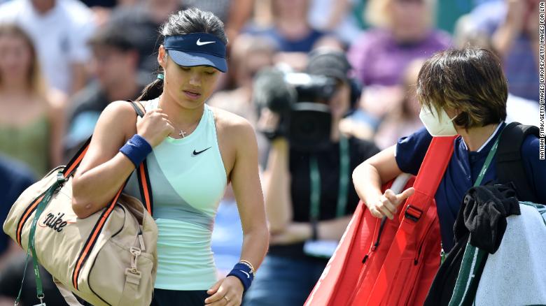 Emma Raducanu has 'no idea' whether she'll compete at Wimbledon after 'freak' injury