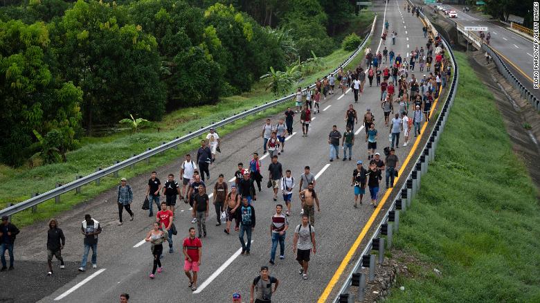 A migrant caravan of almost seven thousand people in southern Mexico has been dissolved