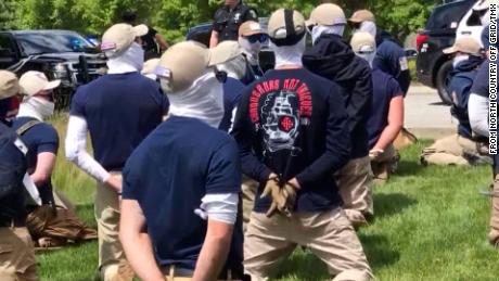 Video shows arrest of White nationalist-affiliated group near Pride parade