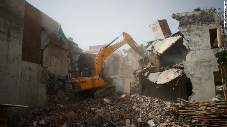 Indian officials demolish several houses after protests over anti-Islam remarks