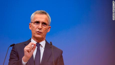 NATO Secretary-General Jens Stoltenberg wrote that during an upcoming NATO summit a new strategy concept shall be adopted that will declare Russia as &quot;a threat to our security, peace and stability.&인용;