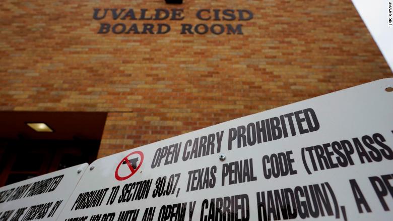 Parents and residents call for Uvalde school board to fire district police chief during emotional open forum