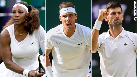 ウィンブルドン 2022: Serena Williams returns to grand slam action as Rafael Nadal and Novak Djokovic headline men&#39;s draw