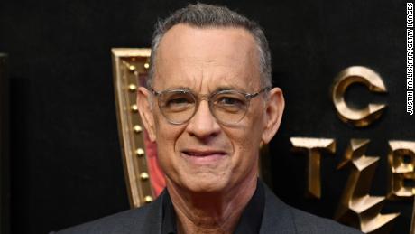 Hanks pictured in London on May 31.