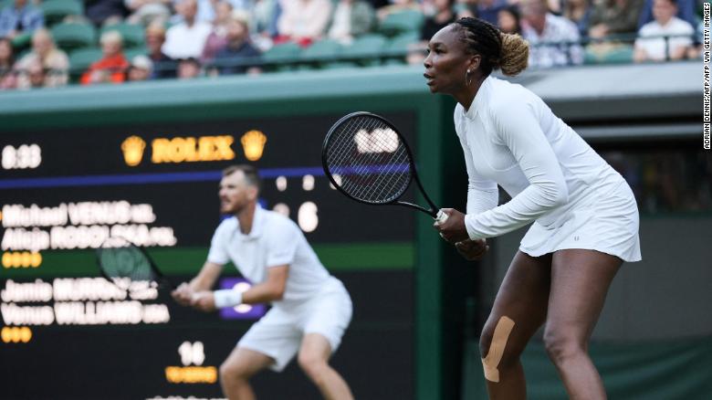 Venus Williams 'excited' by her unexpected inclusion in Wimbledon mixed doubles
