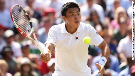 Nakashima enjoyed his best run at this year&#39;s Wimbledon having been knocked out in the first round last year. 