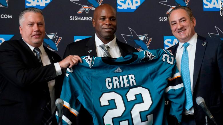Mike Grier becomes first Black general manager in NHL history