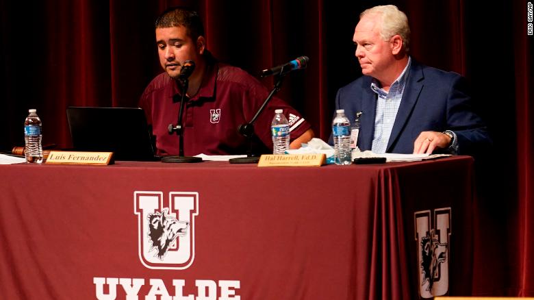 Canceled special board meeting to consider firing Uvalde schools police chief Pete Arredondo to be rescheduled in 'very near future,' superintendent says